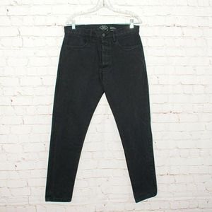 ALEX CRANE Men's Slim Cham Pant jeans in Onyx black Canvas Cotton size 32 USA